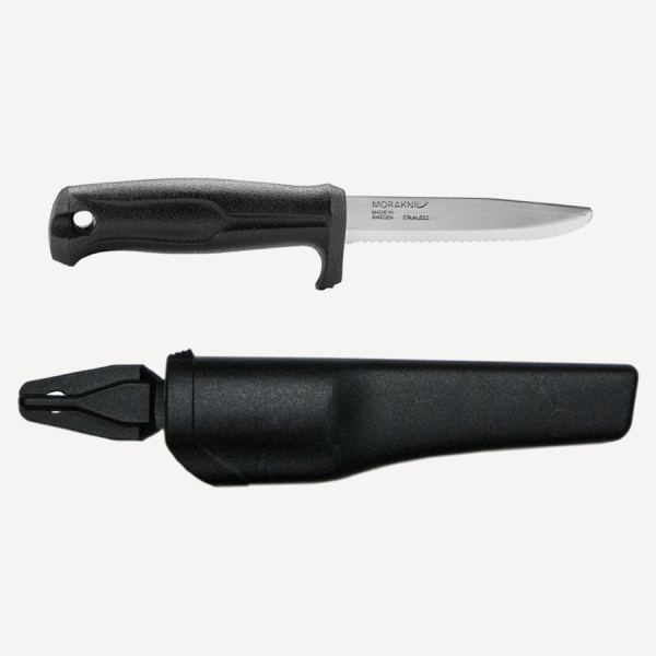 Нож Morakniv Marine Rescue 541, Serrated (S) (черный; нержавеющая сталь)